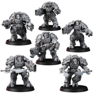 LEGIONNAIRES OF EXCESS SONIC TORMENTORS MALE ARMOR (6U)