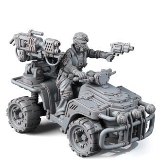 CITY OUTLAWS KIMBER QUAD BIKE WITH HEAVY FLAMER