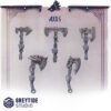 PRIMAL HOUNDS AXES SET (5U) (RIGHT)