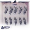 PRIMAL HOUNDS CLAWS SET (10U) (LEFT)