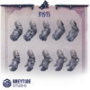 PRIMAL HOUNDS FISTS SET (10U) (LEFT)