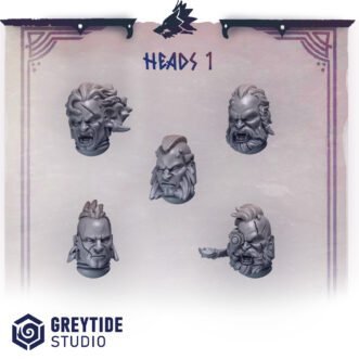 PRIMAL HOUNDS HEADS SET V1 (5U)