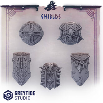 PRIMAL HOUNDS SHIELDS SET (5U) (RIGHT)