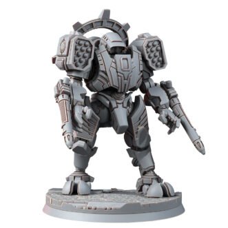 XAIAX LIGHTBRINGER WARSUIT WITH PLASMA GUNS