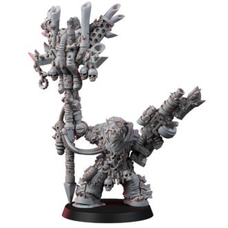 ORK MAD RIDERS BOY WITH METALL BANNER