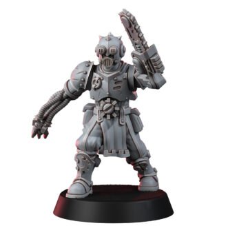 MECHANIC ADEPT SERVANT WITH CHAINSAW (AND LICKING SAW)