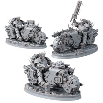 HERETIC KNIGHTS TRAITOR BIKES ON WHEELS (3U)