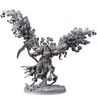 PLAGUE BLESSED ANGEL OF DEATH WITH SMOKE WINGS