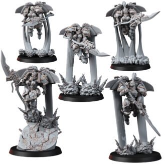 IMPERIAL FEMALE CORPS GOLDEN LADIES WITH JUMP PACKS (5U)