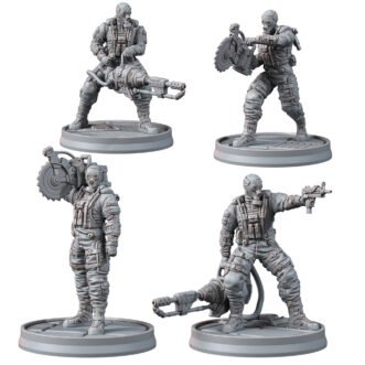 OUTBREAK IN A LAB THE CONTAINMENT TEAM TROOPS (4U)