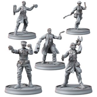 OUTBREAK IN A LAB SURVIVOR CHARACTERS (5U)