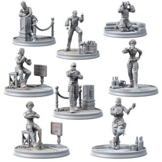 BROKEN CHIP COLLECTION CASINO PATRONS (8U)