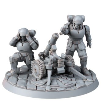 FREEDOM GUARD HEAVY SUPPORT TEAM WITH MORTAR