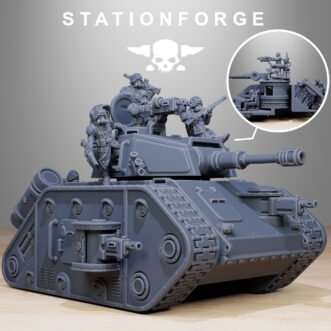 GRIM GUARD BATTLE TANK WITH INTERIOR