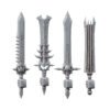 DARK CHAOS POWER SHARP SWORDS SET (4U) (LEFT)