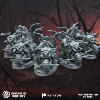 LORDS OF THE CURSED REALM BATRIDERS SET