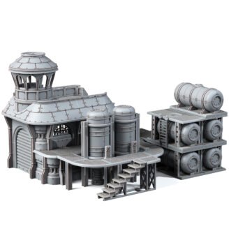 DOCKYARD WAREHOUSE AND FUEL STOCKPILE