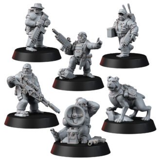 HALFLINGS RECON TEAM WITH DOG (5U)