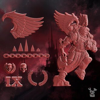 CRIMSON WINGS VEHICLE DECORATIONS