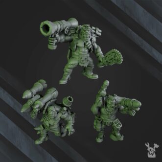 GREEN PORKAZ HORDE BAZOOKA BRUVVAZ