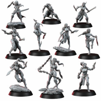 AMISH FUTURISTIC SPACE DARK ELVES WITCHES SQUAD