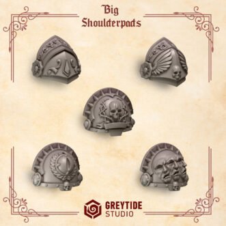 CRIMSON LORDS BIG SHOULDER PADS