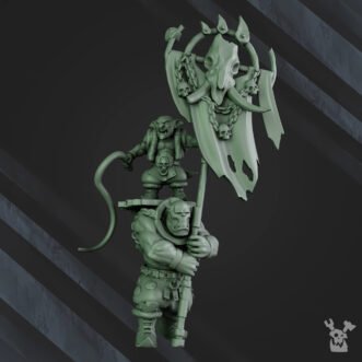 GREEN PORKAZ HORDE BANNA BOY