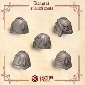 CRIMSON LORDS RANGER SHOULDER PADS