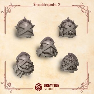 CRIMSON LORDS SHOULDER PADS V2