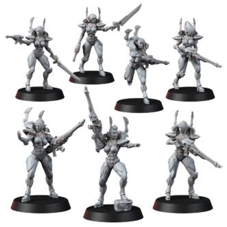 SPACE ELF FEMALE SOLDIER SQUAD