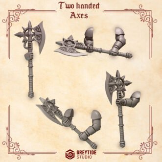 CRIMSON LORDS TWO HANDED AXES