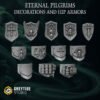 ETERNAL PILGRIMS TERMI BIG SHOULDER SHIELDS AND HIP ARMORS DECORATION