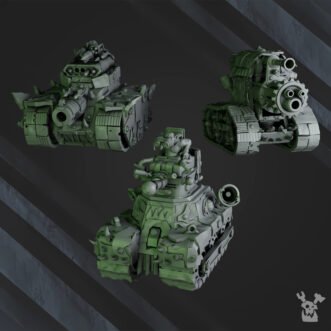 GREEN PORKAZ HORDE GOBBO WAGONS