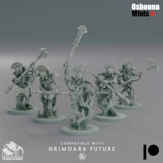 DOOMED EMPIRE SPIRIT GUARDIANS WITH SPEARS (5U)