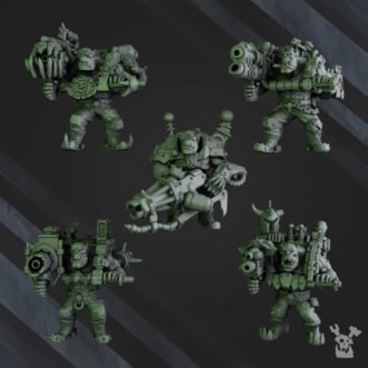 GREEN PORKAZ HORDE MARADERZ MOB