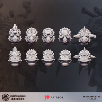 DESERT SCAVENGERS HEAVY SHOOTERS HEADS (5U)