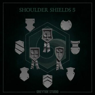 ETERNAL PILGRIMS SHOULDER SHIELDS DECORATION V5