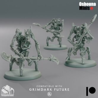 DOOMED EMPIRE TRIPOD GUARDIANS WITH STAFFS (3U)