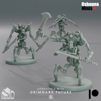 DOOMED EMPIRE TRIPOD GUARDIANS WITH SWORDS (3U)