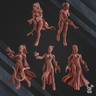 DARK ALVS WITCHES OF THE NIGHT RAIDERS