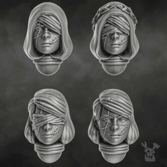 ORDER OF REPENTANCE HOLY ELIZABETH HEADS SET