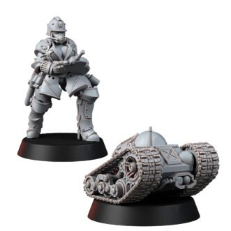 CULT OF DEATH MINI TANK AND OPERATOR