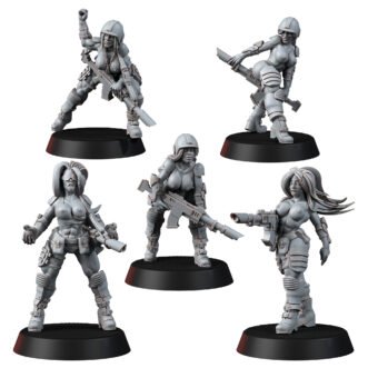 FEMALE CORPS GUARDBABES (PIN-UP)