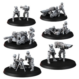 FEMALE CORPS SUPPORT WEAPONS (PIN-UP)