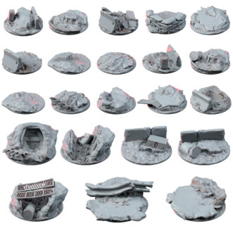 WARZONE BASES 32MM AND 40MM
