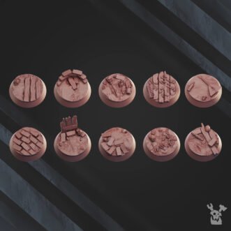 FROSTBORN DIVISION BASES SET 25MM