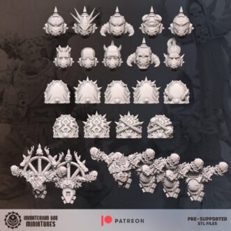 DESERT SCAVENGERS WARRIORS BITS SET (25U)