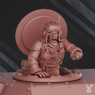 FROSTBORN DIVISION TANK COMMANDER BORIS