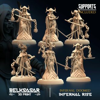 INFERNAL RISE DOOMED (PIN-UP)