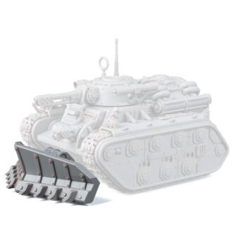 DEATH DIVISION ARMORED FLAMETHROWER DOZER BLADE